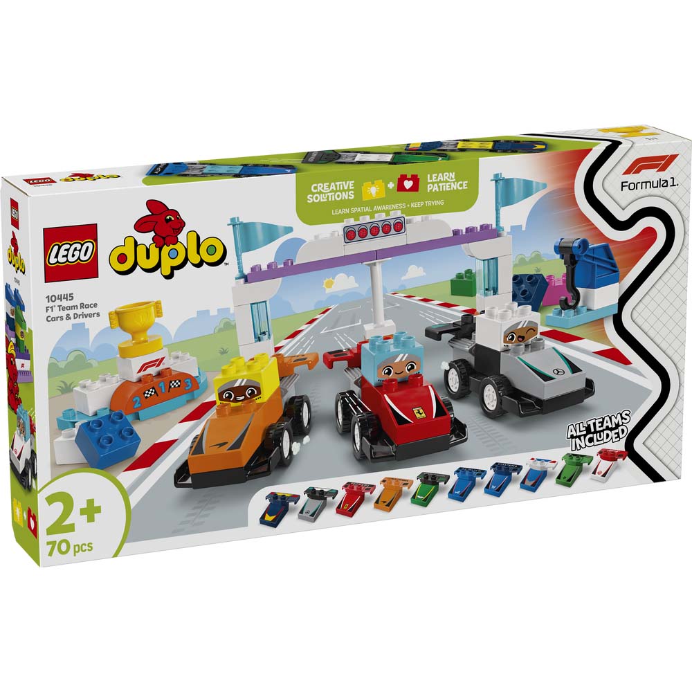 LEGO DUPLO Town trkački automobili i vozači tima f1