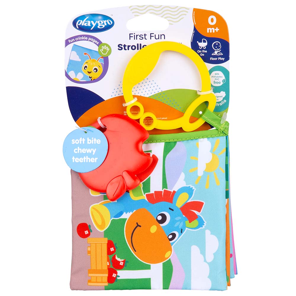 Playgro Mekana knjiga glodalica životinje