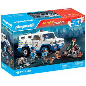 Playmobil Action heroes Policijski transporter novca